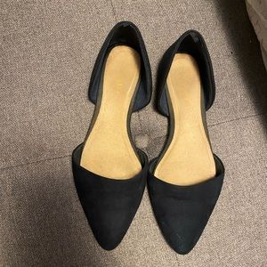 Navy blue flats